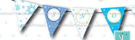 USD 2.29, Christmas banner, snowman kit, snowflake clipart, snowball, silver snowflake, bunting clipart, felt snowflake, banner clipart, christmas lot