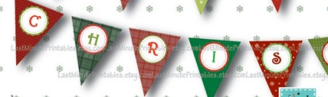 Christmas template, christmas banner, banner clipart, banner, banner template, bunting, flag banner, pennant banner, tartan, flag, pennant